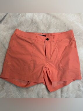 Women’s Arc’teryx shorts in Coral